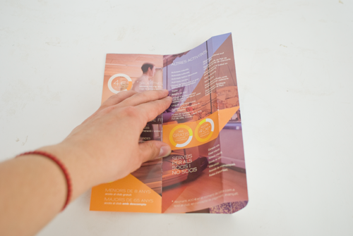 Tutorial Cartera de Paper: Plega fins al primer plec